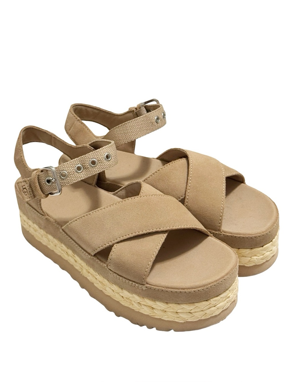 UGG Aubrey Ankle Suede Sandal 8.5
